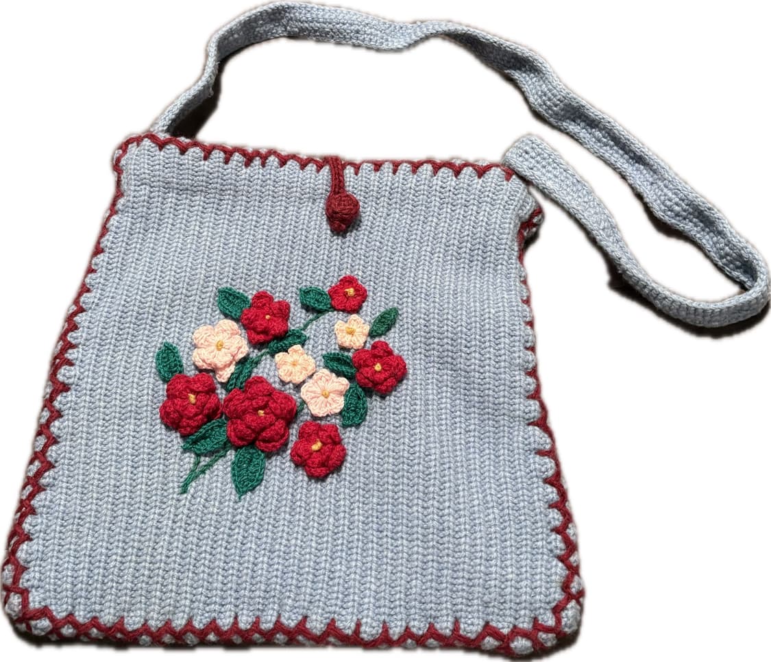 빈티지 플라워 자수 가방  상품이미지1