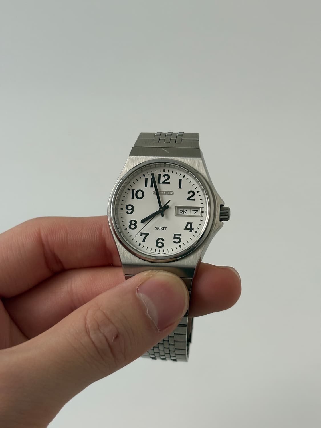 1990s Spirit Arabic Index Silver Quartz  상품이미지3