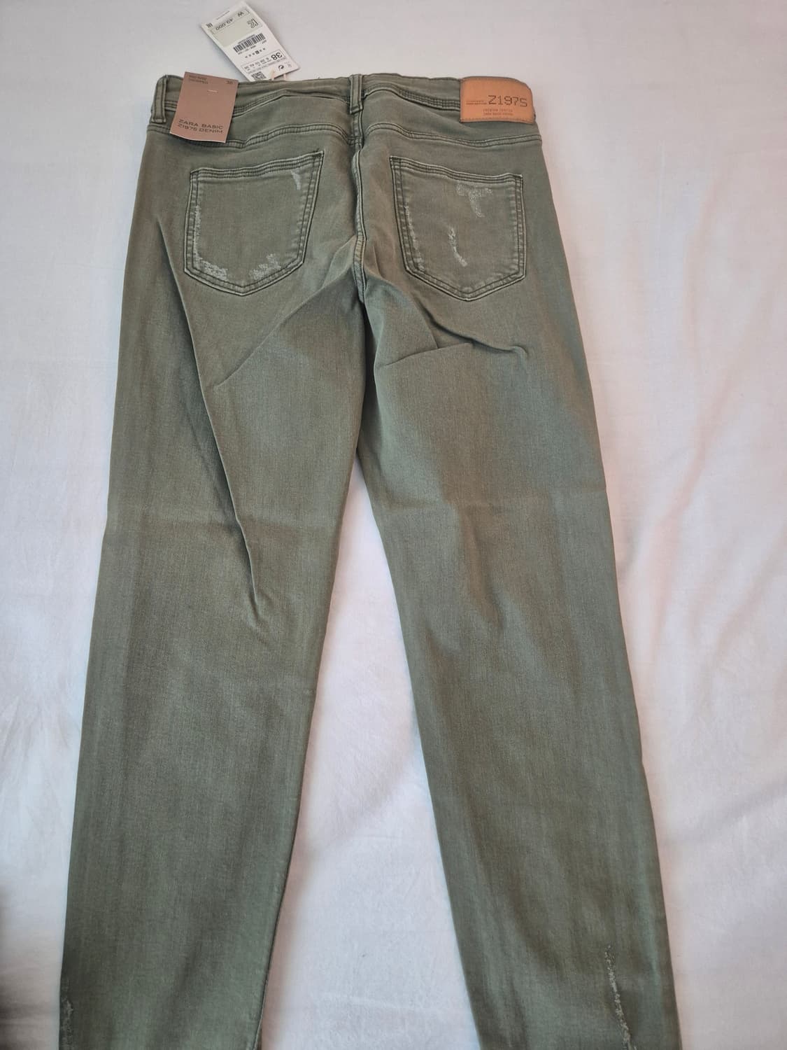 ZARA 카키 데님 상품이미지6