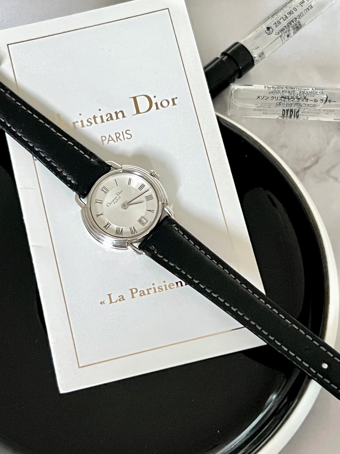 Christian Dior 디올 실버 라운드 데이트 시계 상품이미지6