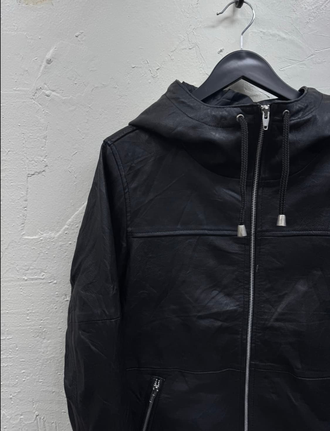 Roshell OOs ninja hood leather jacket 상품이미지3