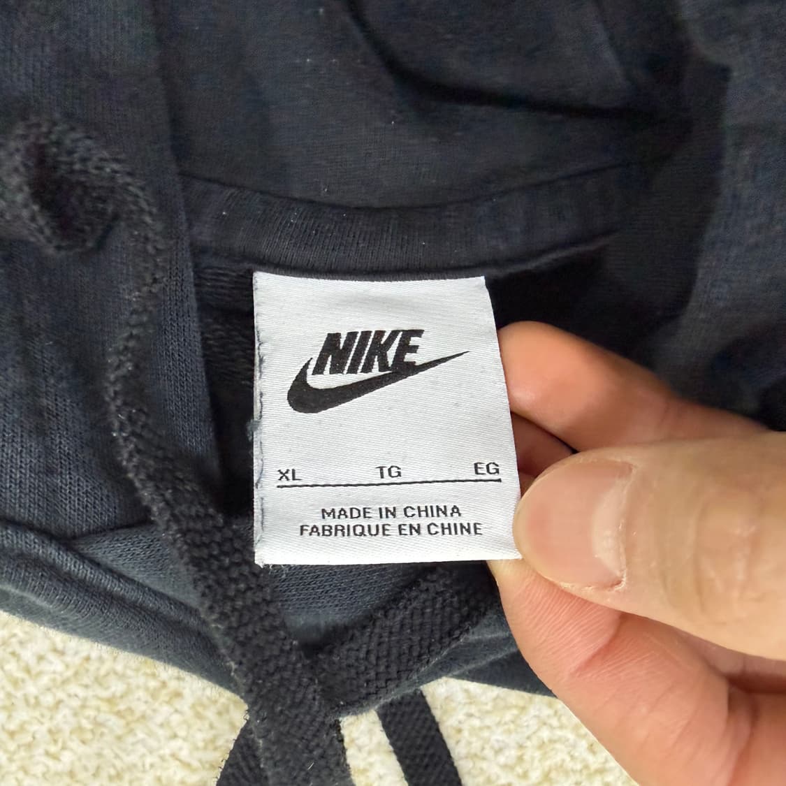 XL 나이키 클럽로고 후드티 0126T1 상품이미지3