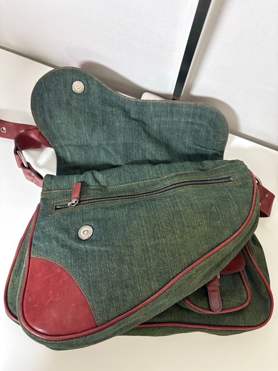 디올 가우초 데님백 2way 상품이미지7