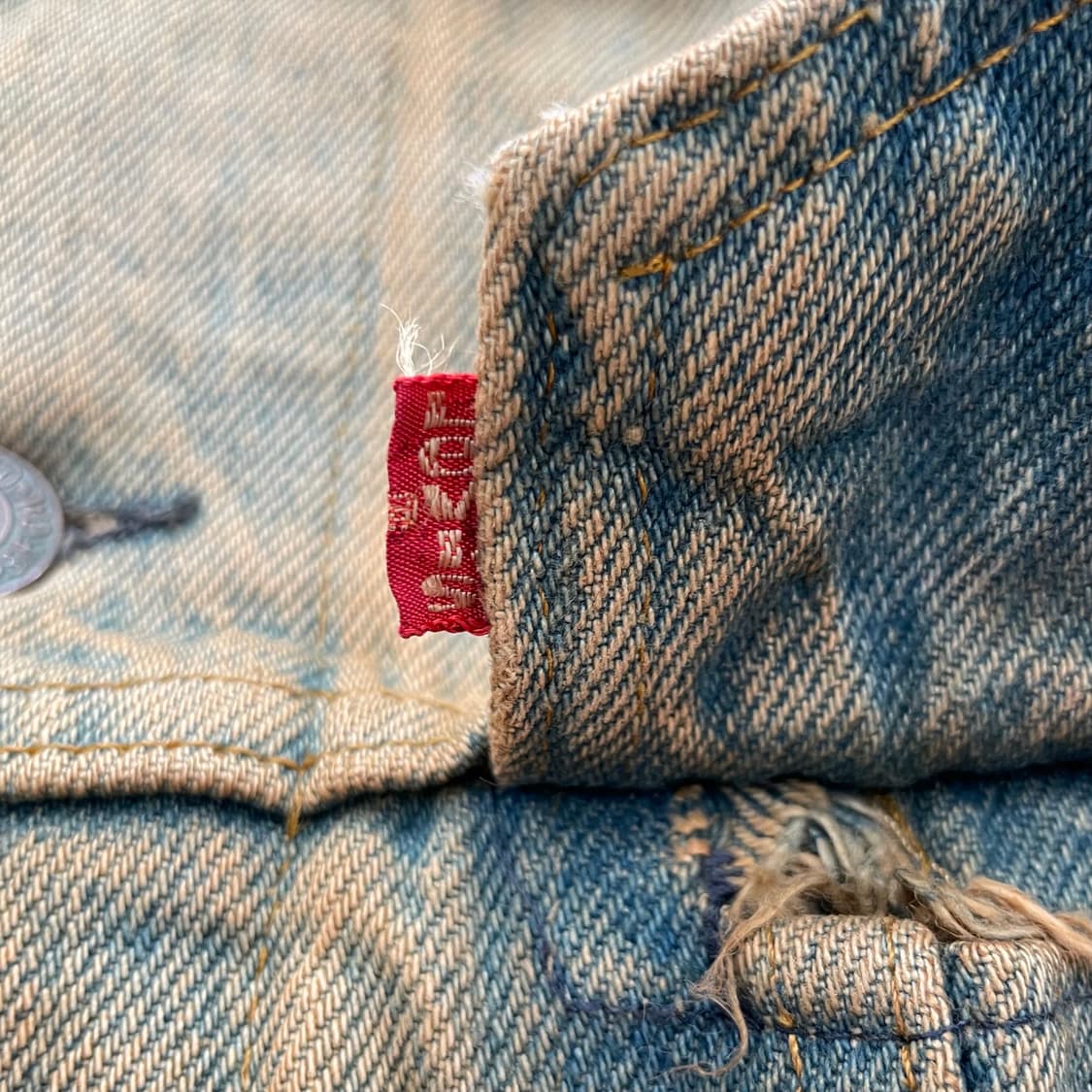 60-70's 리바이스 71025 빅 E 자켓 S 상품이미지6