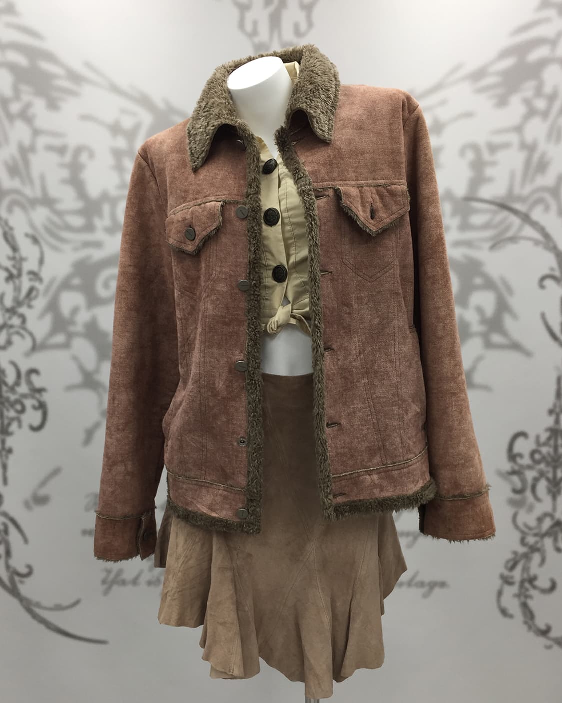 Retro Suede Mustang Coat 상품이미지1
