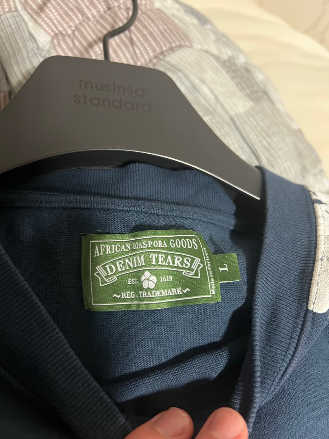 데님티어스 롱슬리브 네이비 L 상품이미지2