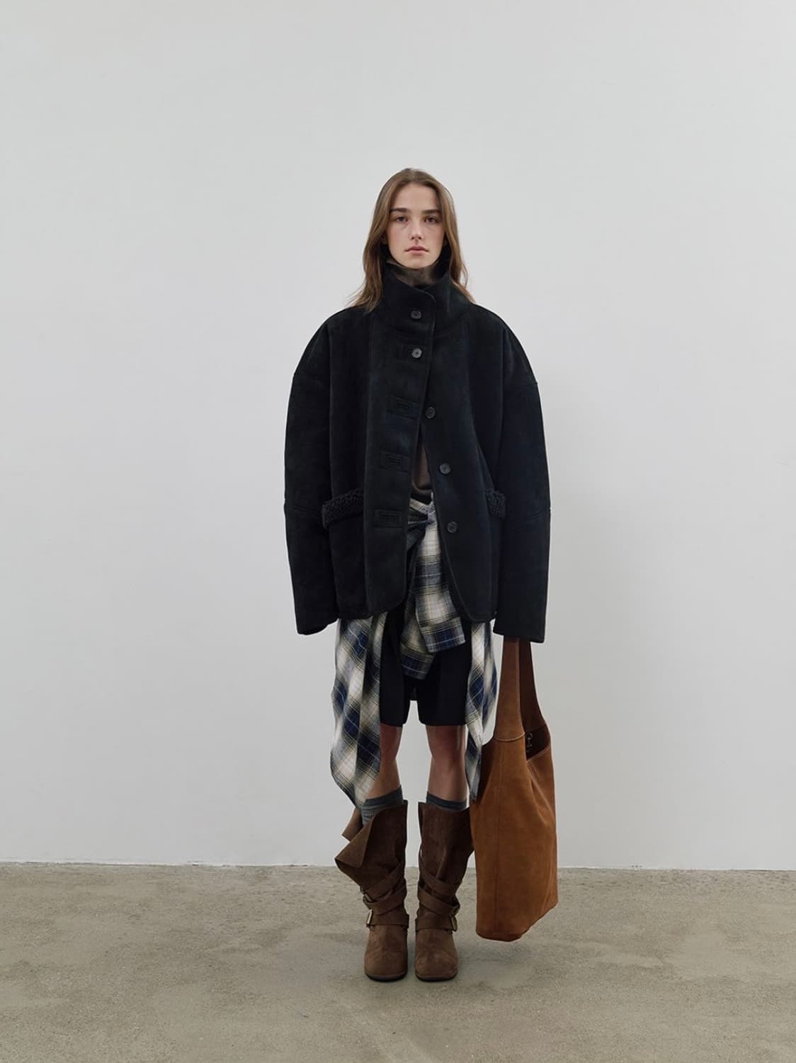 [새상품] OFC High Neck Shearling Mustang 상품이미지2