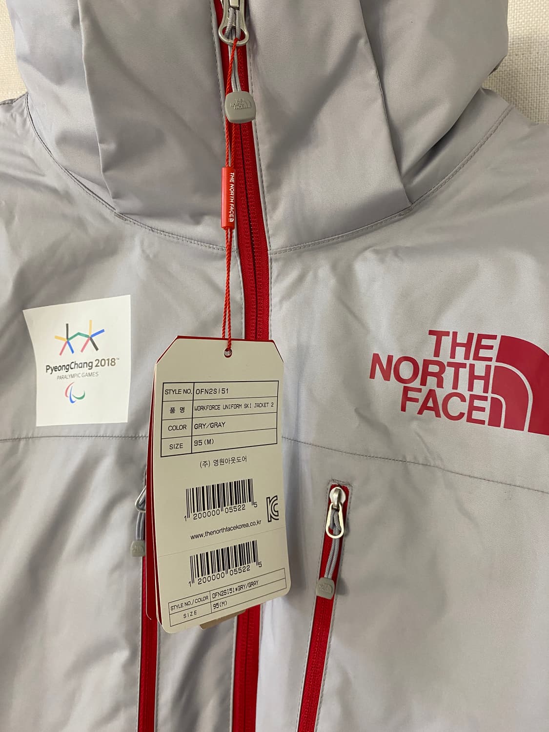 M)노스페이스 평창 올림픽 스키 파카 상품이미지2