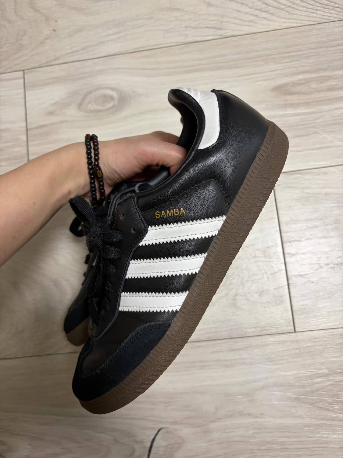 아디다스 삼바 OG 블랙 화이트 검 상품이미지5