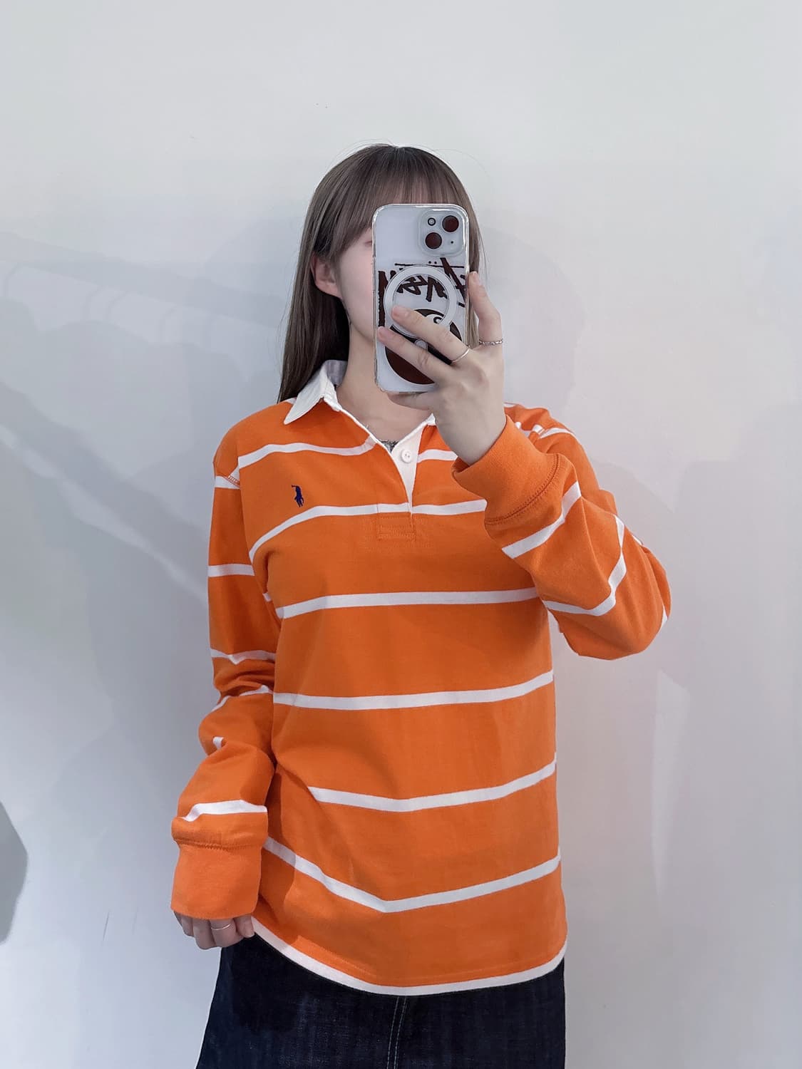 폴로랄프로렌 오렌지 포니 럭비티 상품이미지1
