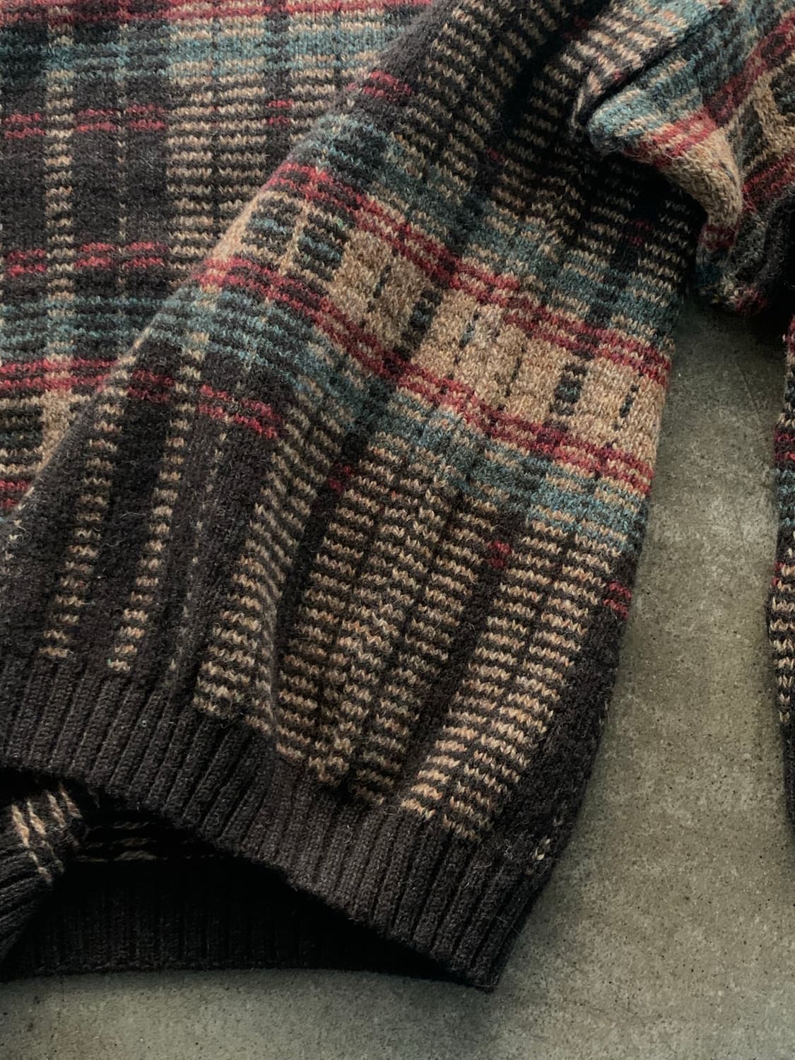 80s 엘엘빈 크루넥 울 스웨터 상품이미지3