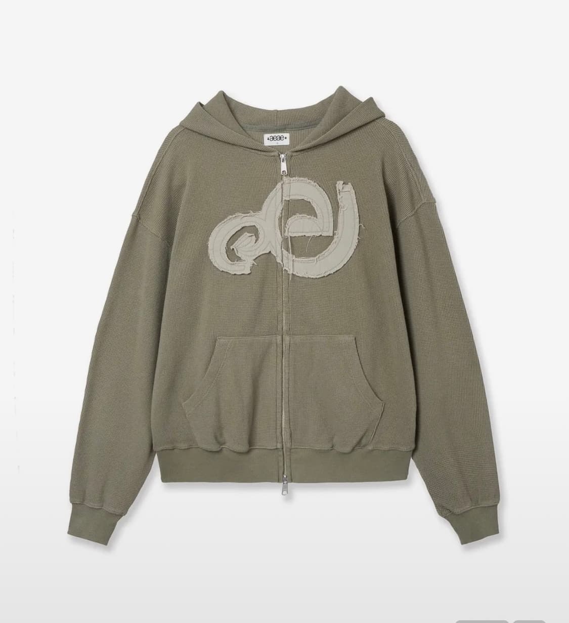 aeae 와플 후드집업 상품이미지1