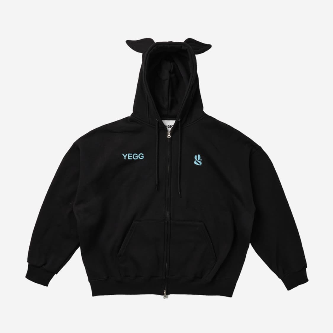 Yegg 윙 후드집업 블랙 상품이미지1