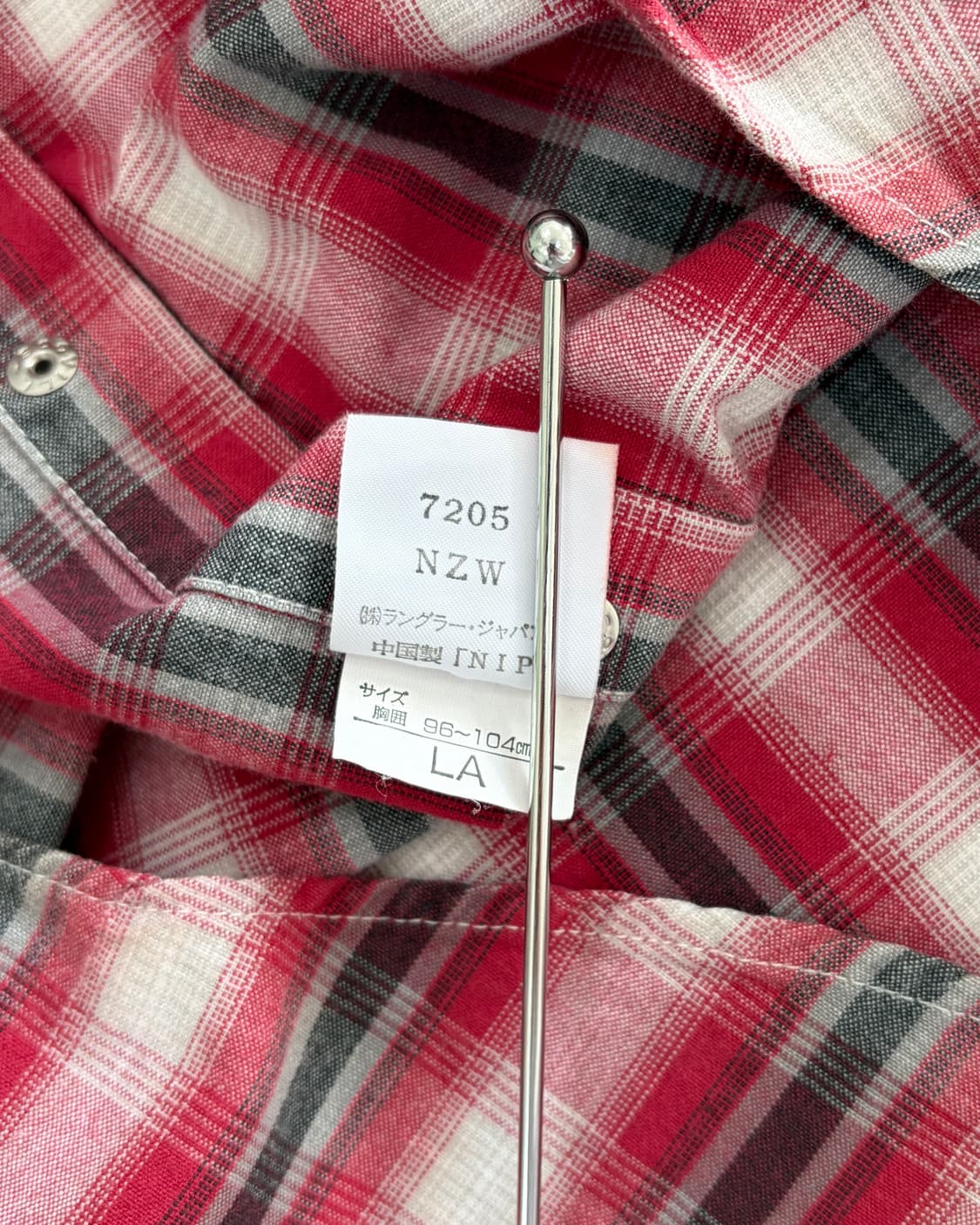 [M]랭글러 Wrangler JPN 플레이드 웨스턴 셔츠 상품이미지9