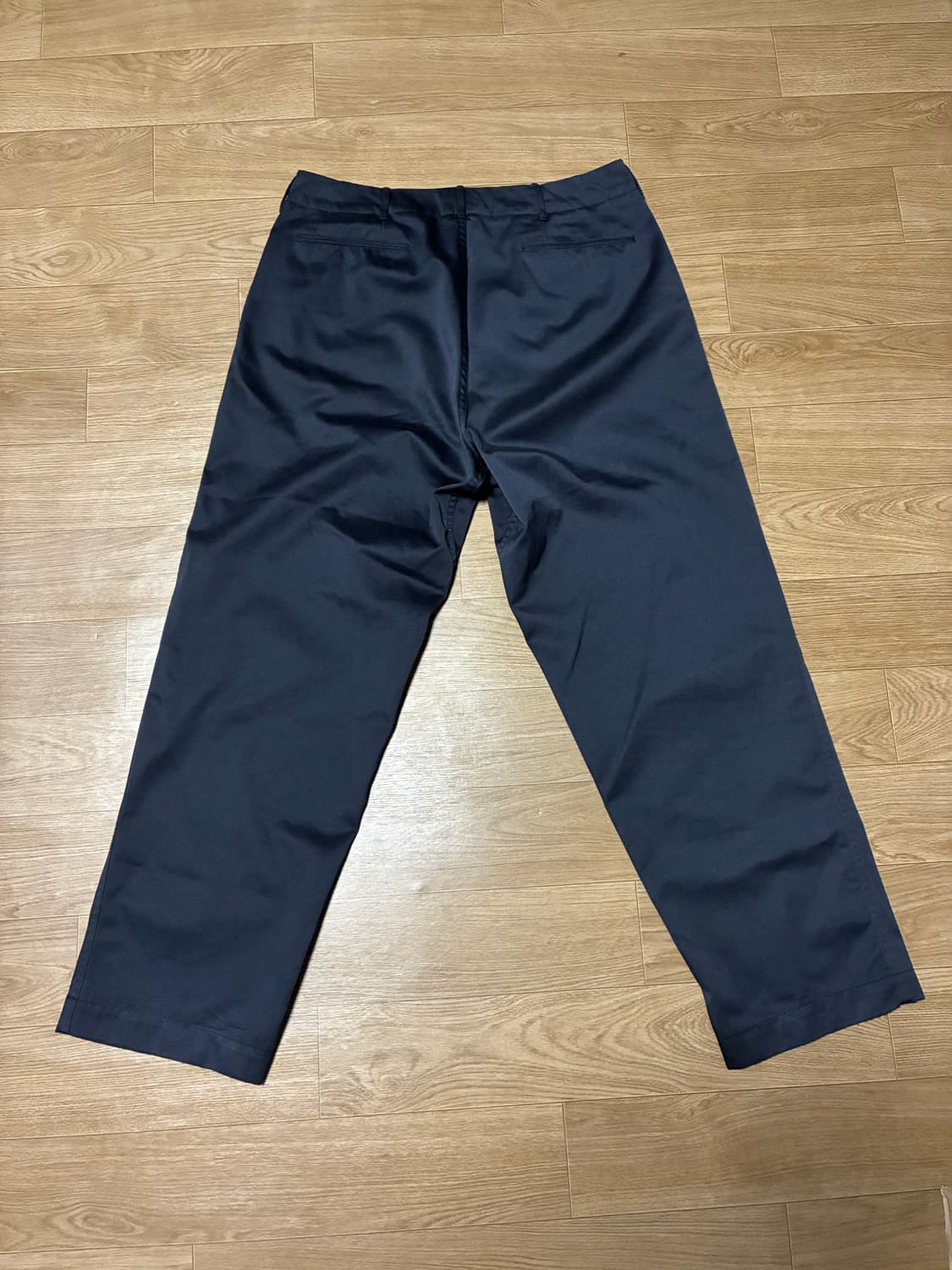 36) 나나미카 와이드 치노 네이비 상품이미지4