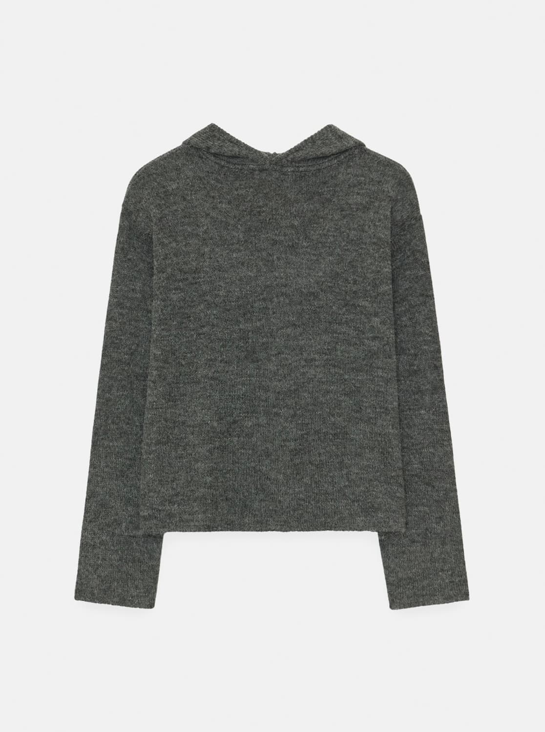 파이카 HAIRY HOODED KNIT TOP (charcoal) 상품이미지6