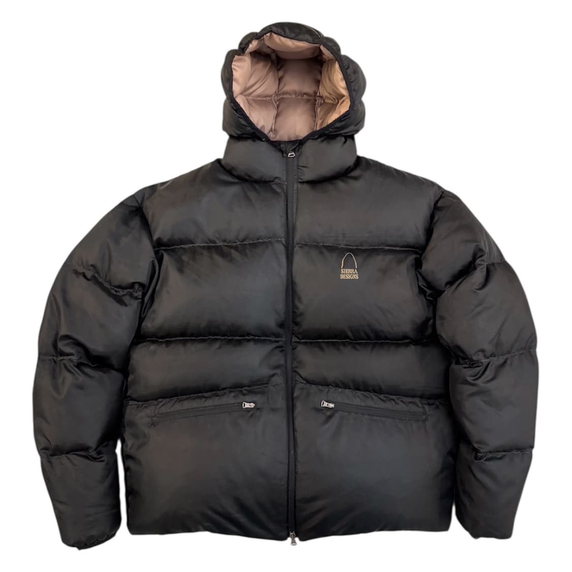 시에라 디자인 라이트 다운 파카 블랙 후드 패딩 상품이미지1