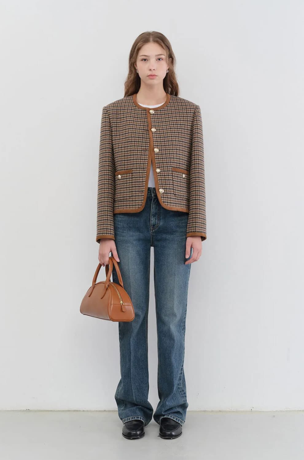 던스트 70s 플레어드 진 클래식 데님 미드블루 s 상품이미지1