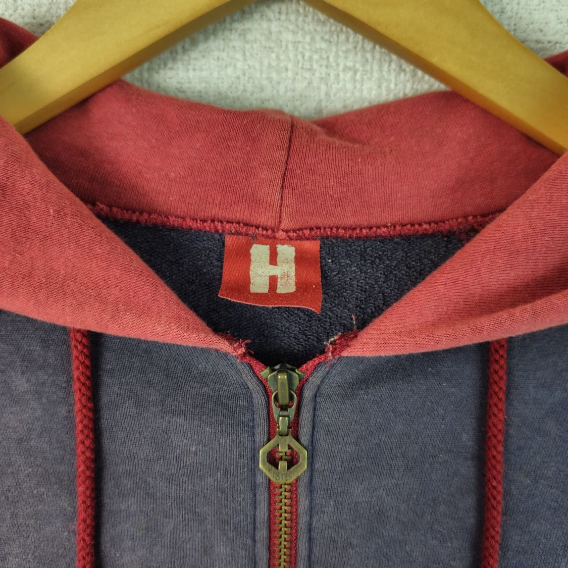 히스테릭 글래머 빈티지 스타 래글런 후드 집업 상품이미지3