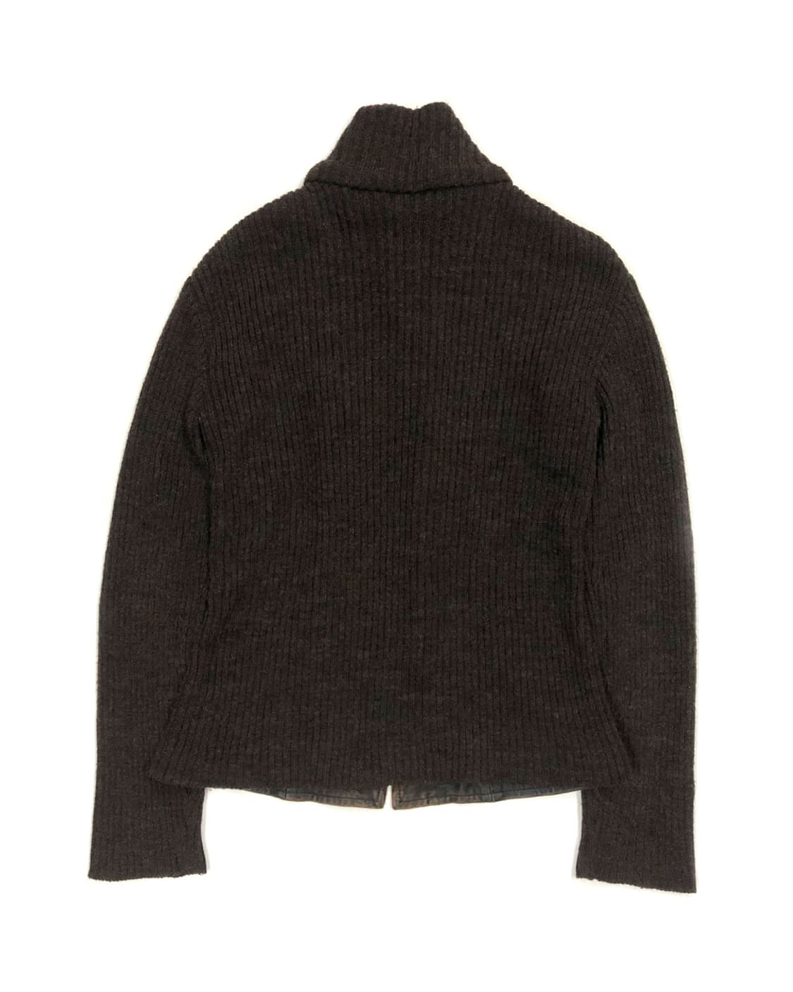 max&co. 양가죽 니트 집업 상품이미지2