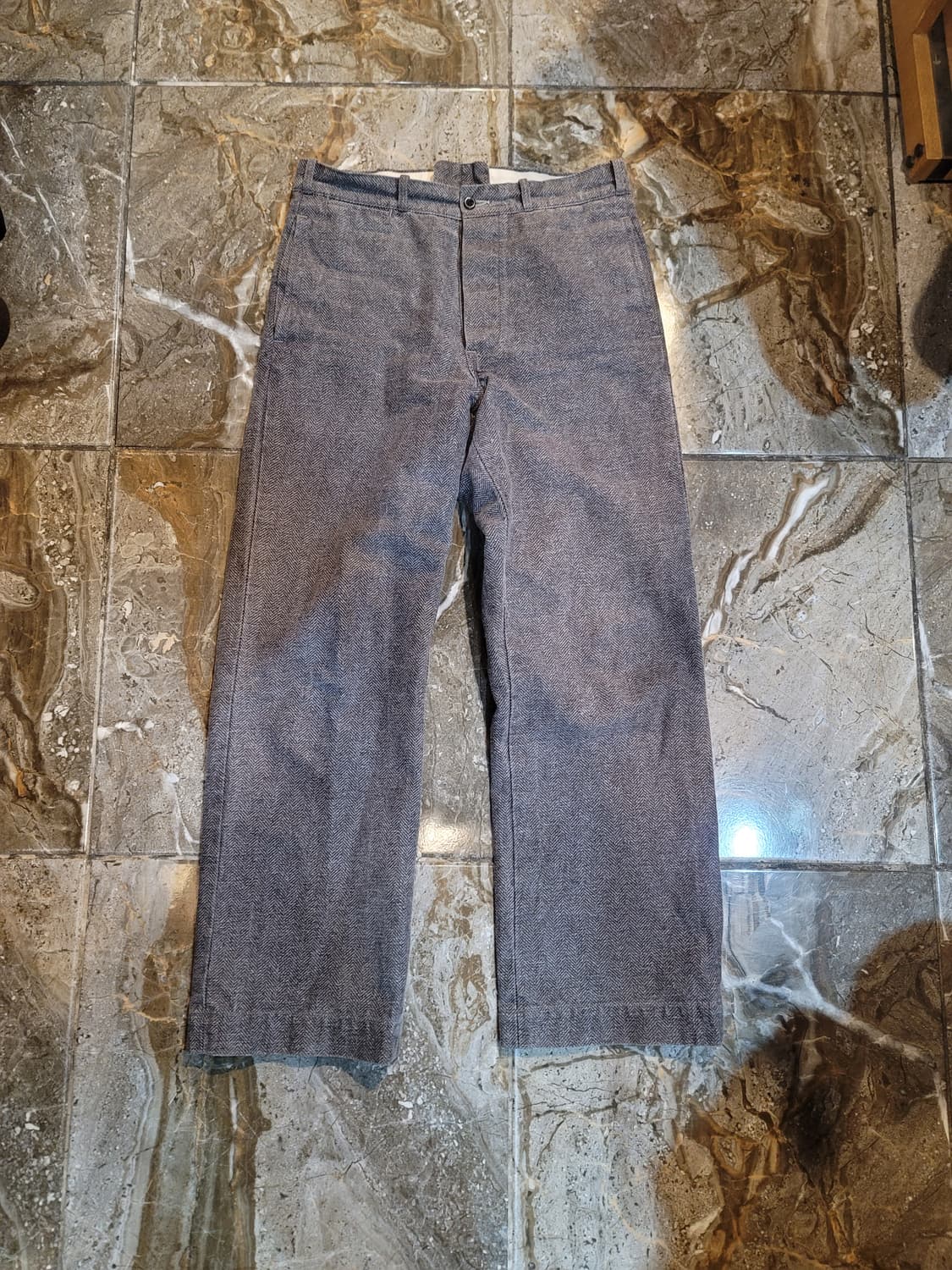 웨어하우스 헤링본 헤비코튼 팬츠  상품이미지1