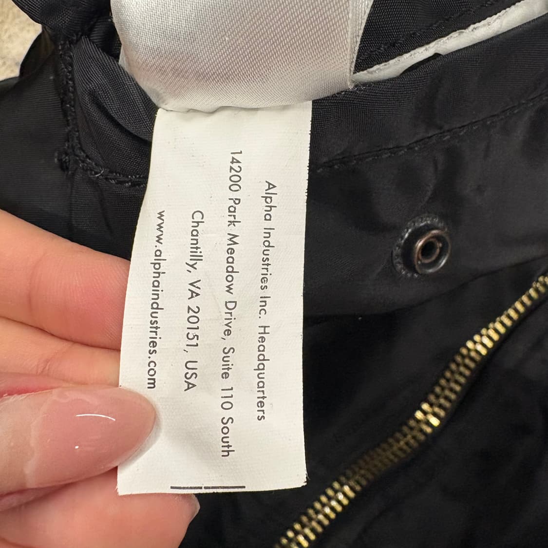 [정품/M] 알파인더스트리 ma-1 점퍼 b10 상품이미지8