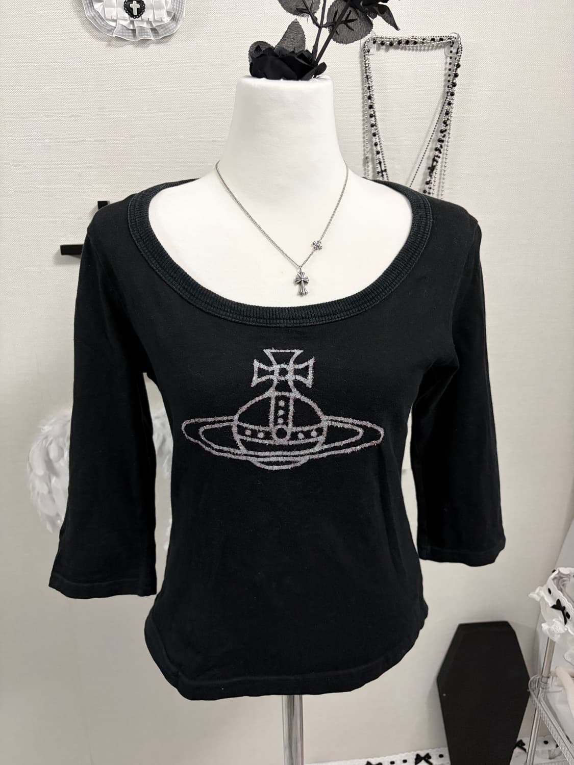 비비안웨스트우드 7부 orb 티셔츠 상품이미지2