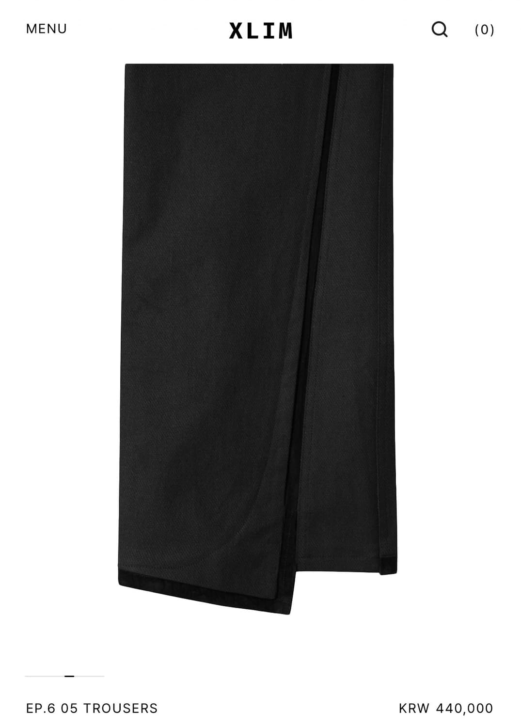 엑슬림 xlim ep6 05 trouser L 상품이미지3