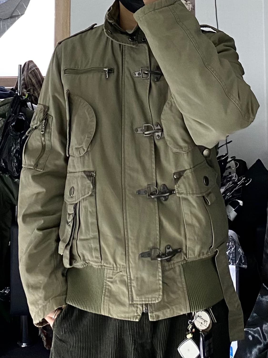 [L] Vintage A&E 빈티지 파이어맨 봄버 자켓 상품이미지9