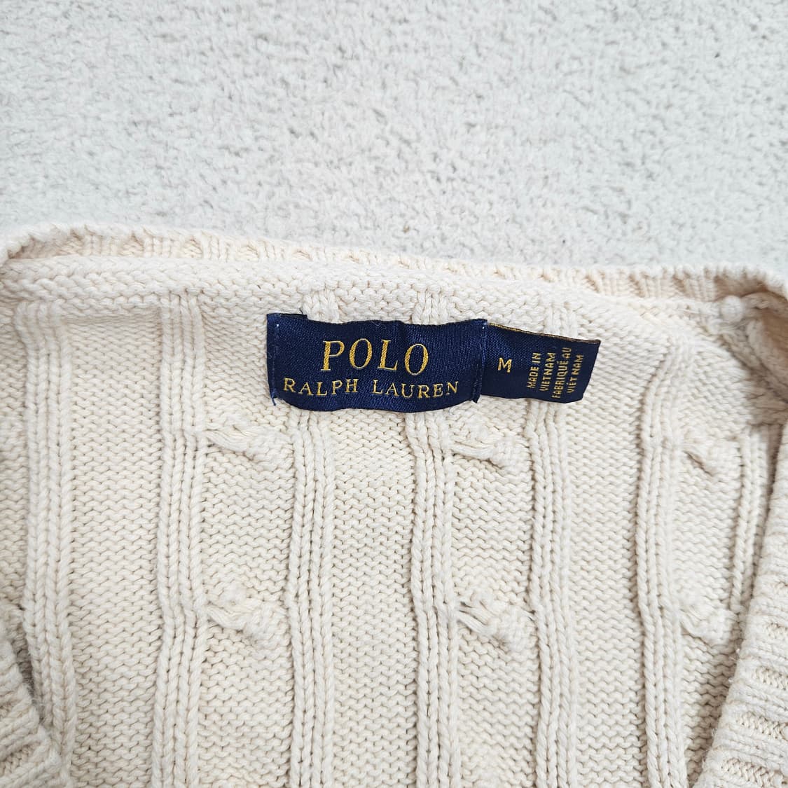 폴로 랄프 로렌 여성 케이블 니트 M 상품이미지3