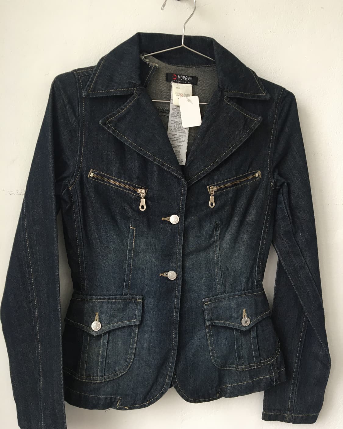 Morgan washing denim jacket 상품이미지4