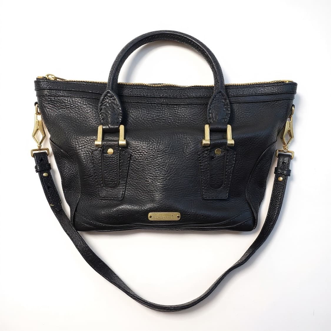 Burberry 버버리 레더 2way 토트 숄더백 블랙 (클래식) 상품이미지1