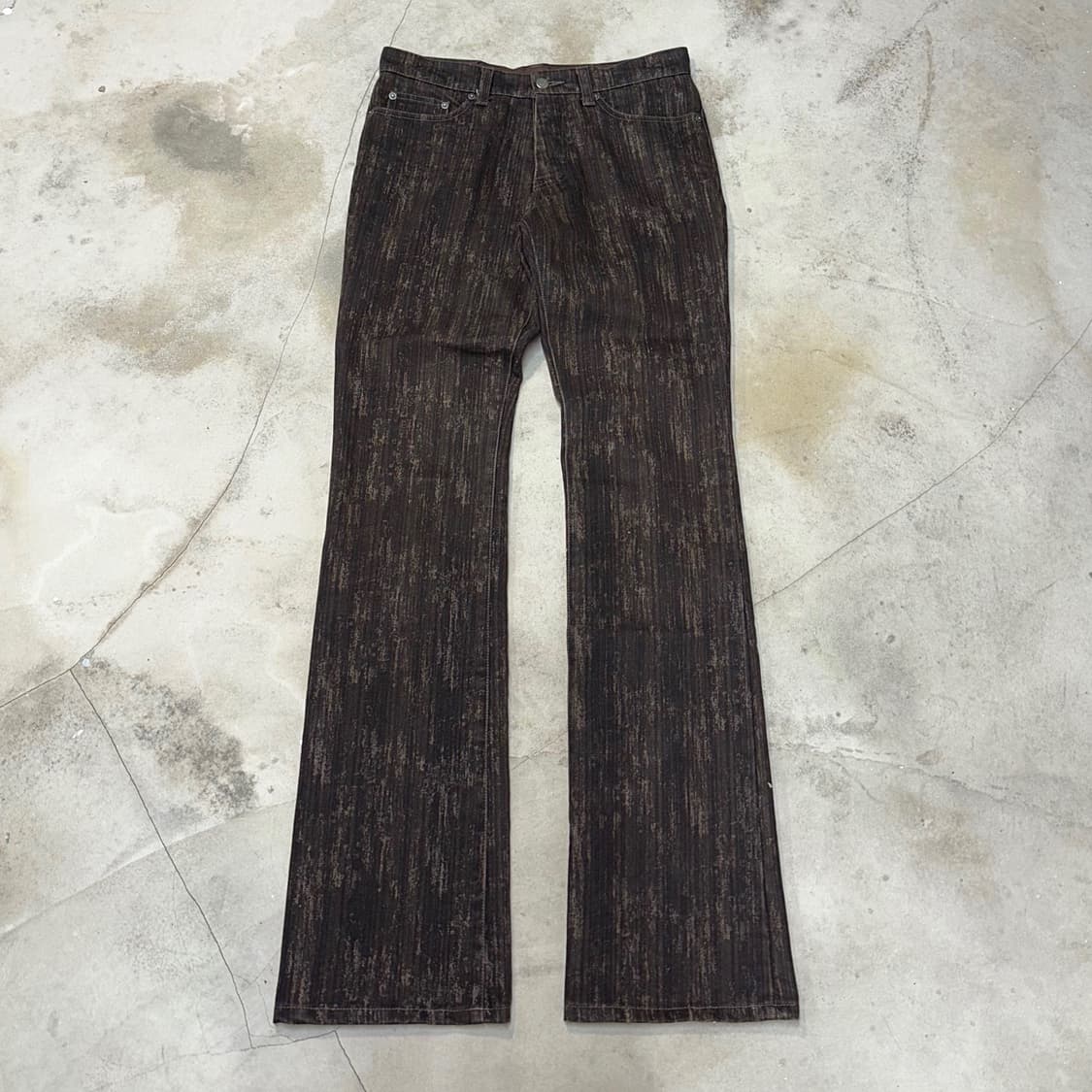 [L] Tornado Mart Coated Flare Denim 상품이미지2