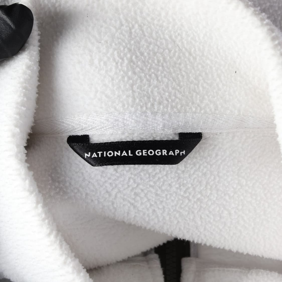 내셔널지오그래픽 우븐 베이직 플리스 자켓 아이보리 XL 상품이미지5