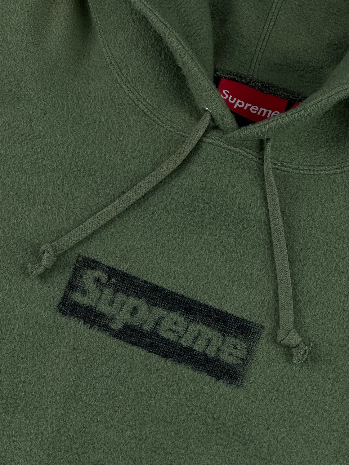 슈프림 인사이드 아웃 박스로고 후드 스웨트셔츠 라이트 올리브 (새상품) 상품이미지3