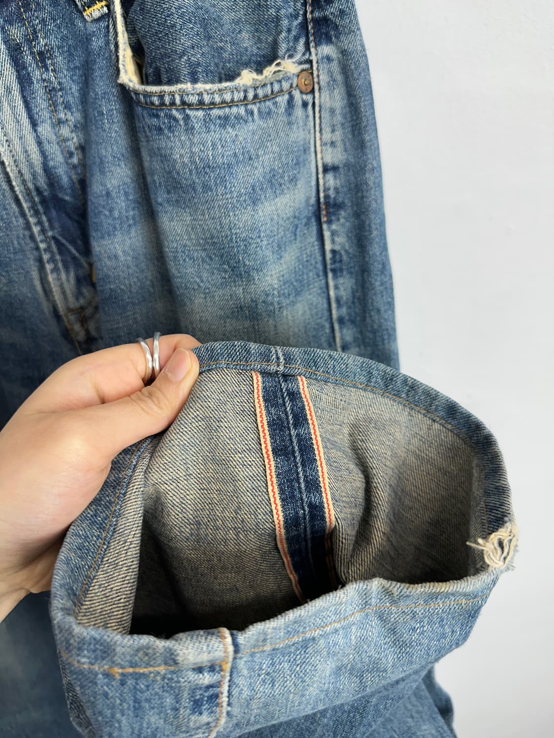 EDWIN Red Selvedge Indigo Denim Pants 상품이미지8