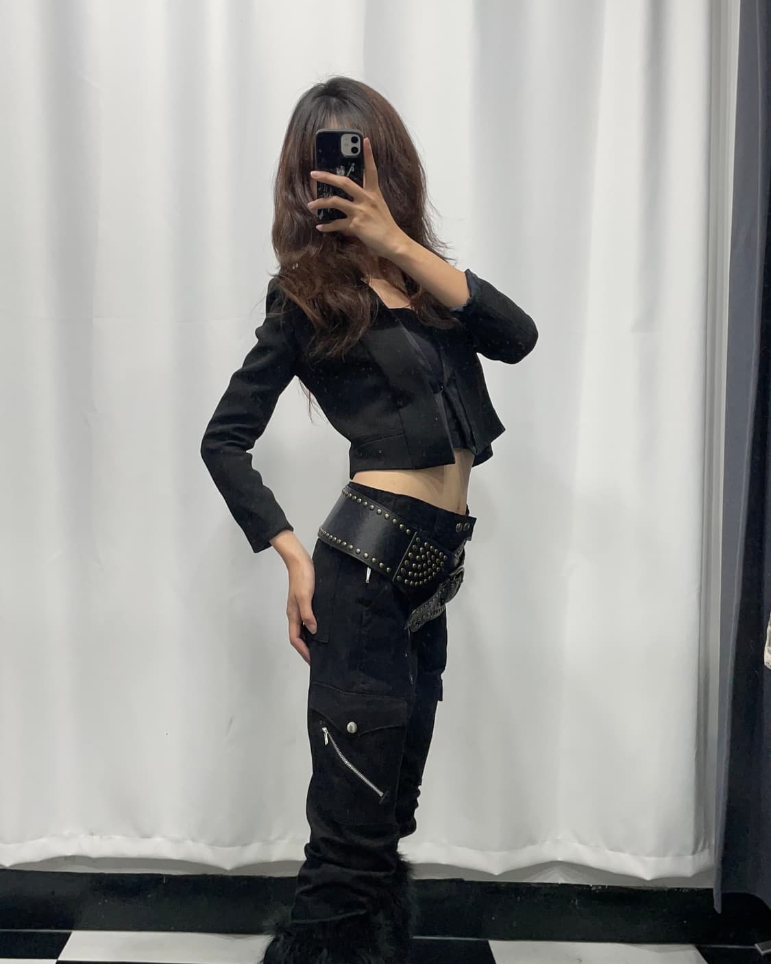 🎸블랙 미니 블레이져 자켓🎸 상품이미지3