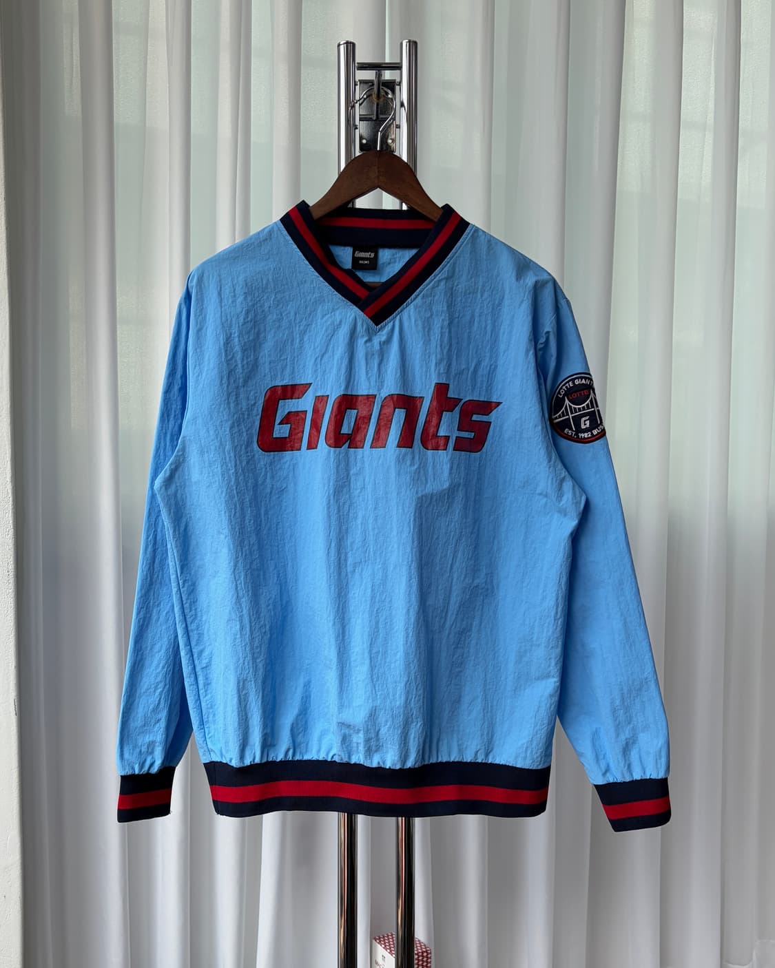 [M]롯데 자이언츠 바다 웜업 바람막이 상품이미지4