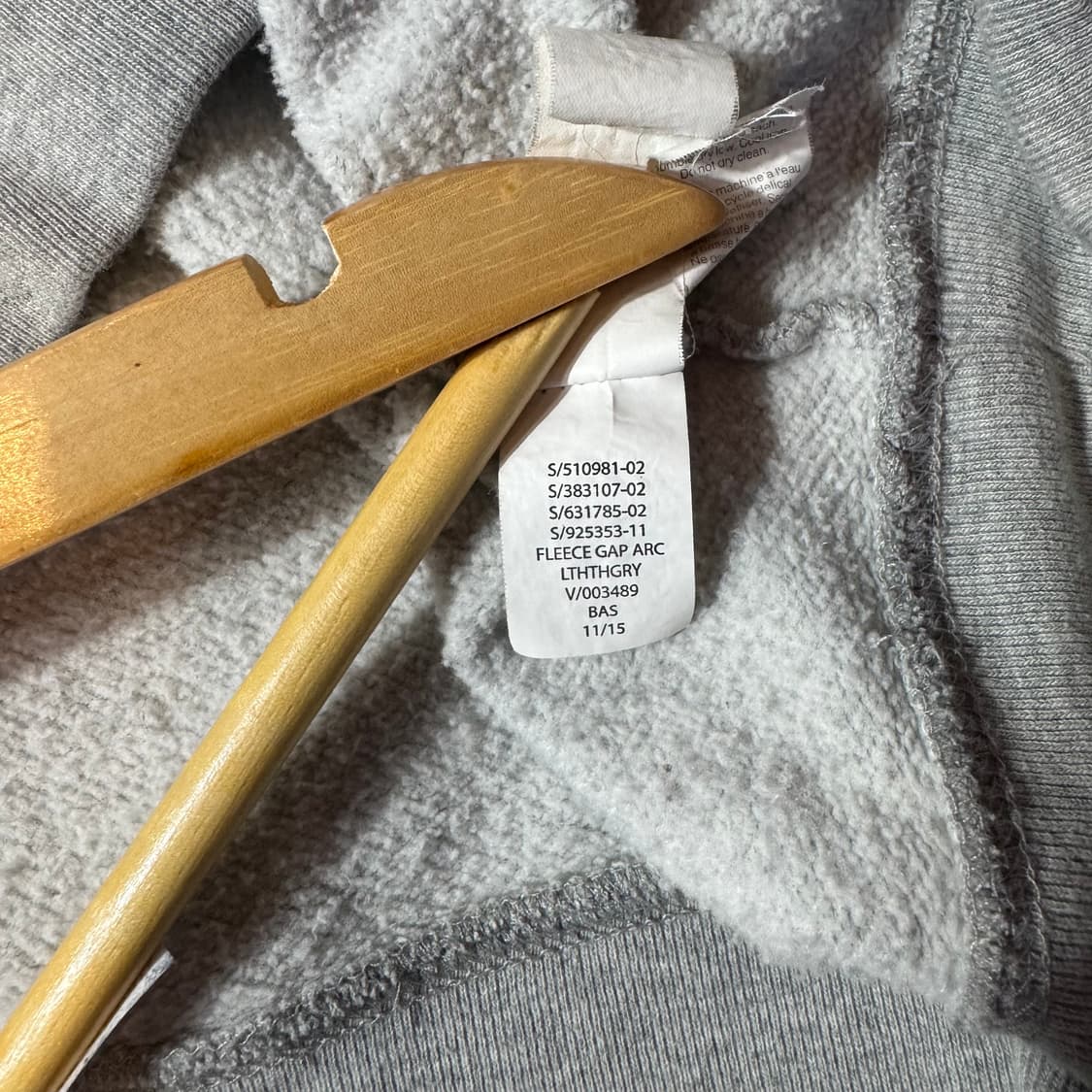 GAP 갭 후드티 그레이 상품이미지3