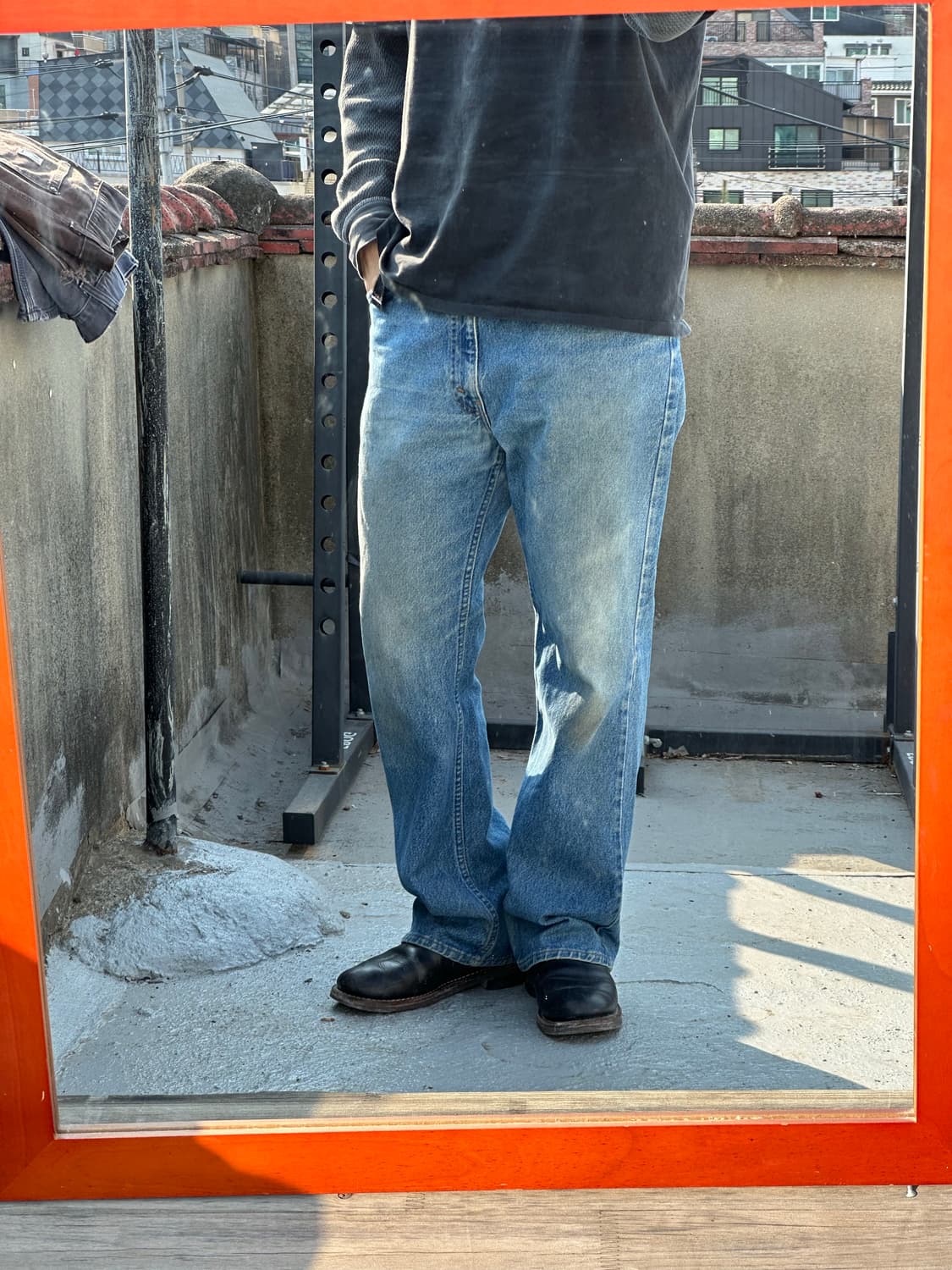 90s 미제 Levi's 517 리바이스 플레이핏 부츠컷 38x30 상품이미지1