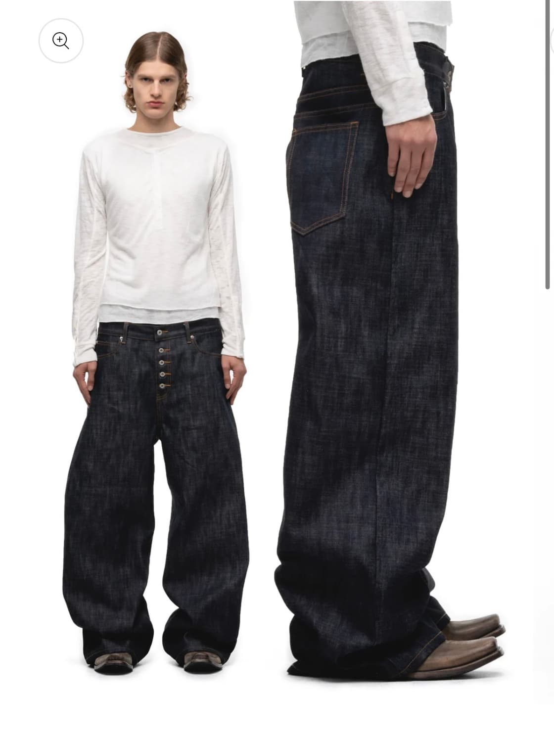 NO/FAITH STUDIOS Japanese Loose-Fit Blue 상품이미지1