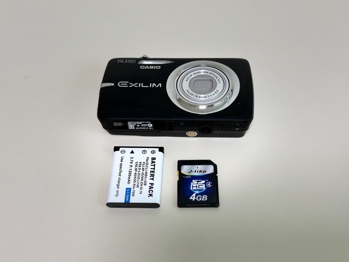 [한국어] 카시오 엑슬림 ex-z550 매트블랙 상품이미지6