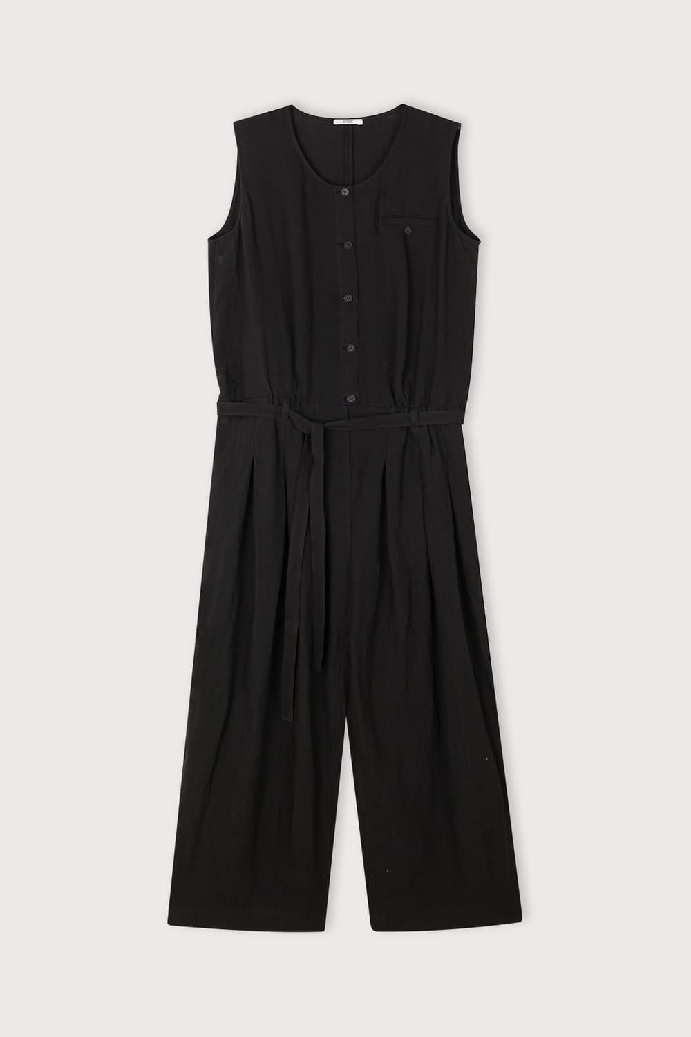 [새상품] 에토스 LINEN JUMPSUIT 린넨 점프수트(블랙) 상품이미지1