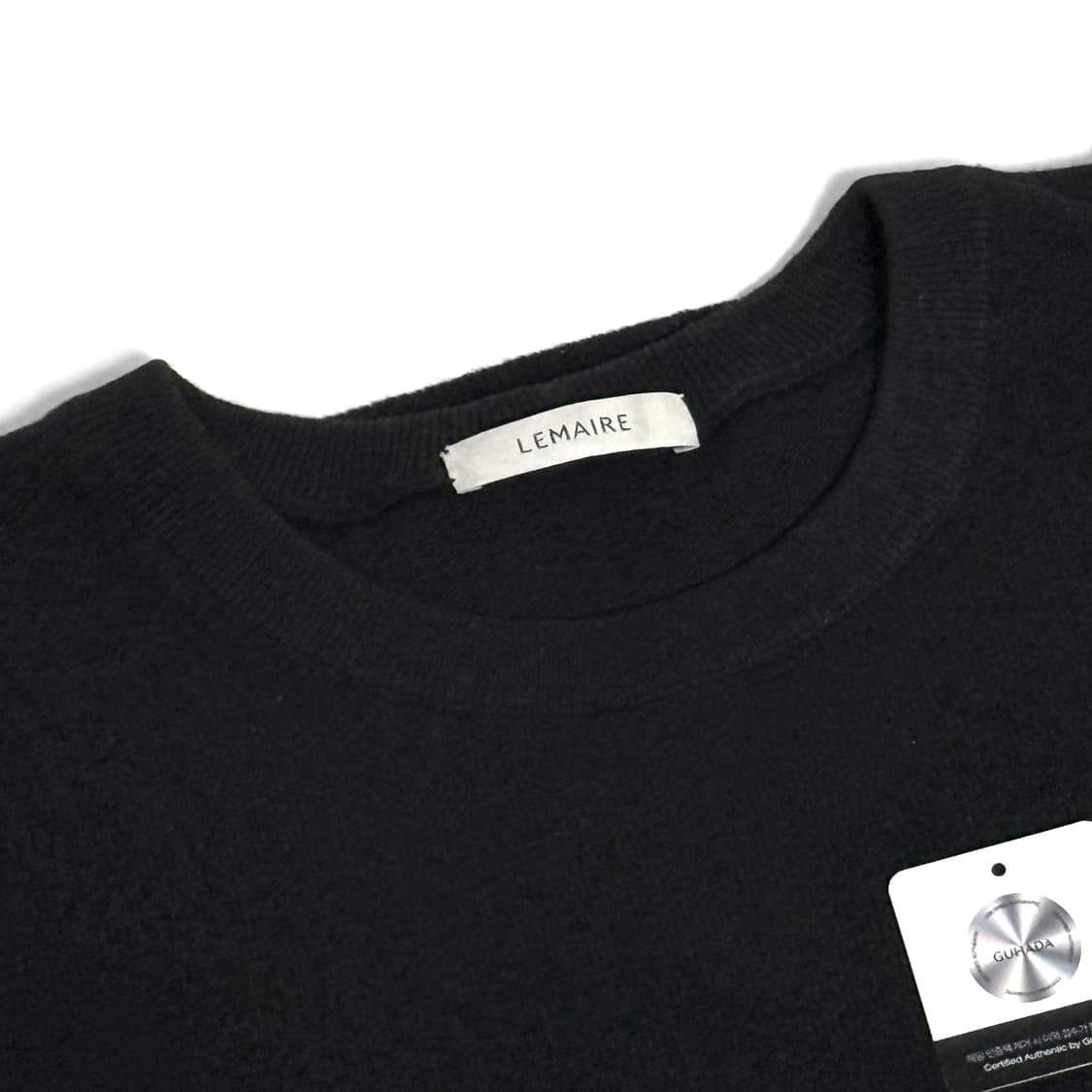 르메르 24SS 울 블랜드 크루넥 스웨터 블랙 M 상품이미지8