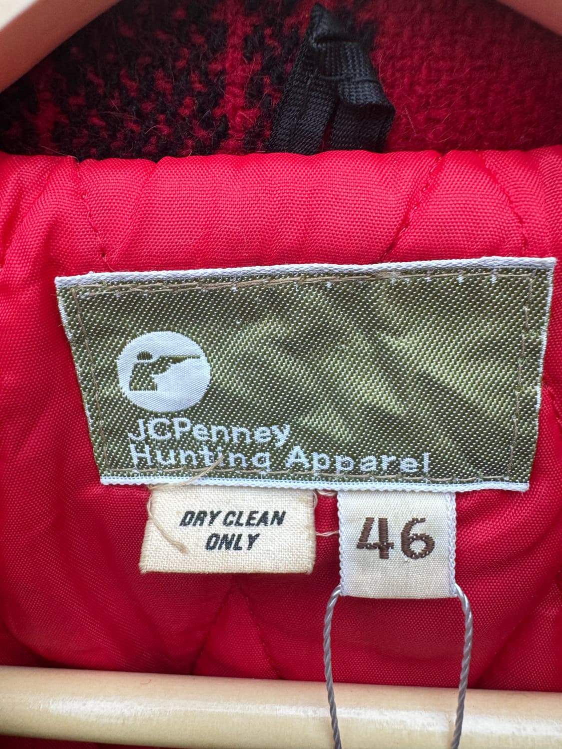 60s jcpenney 매키노 울 버팔로 체크 빈티지 헌팅 자켓 코트 상품이미지8