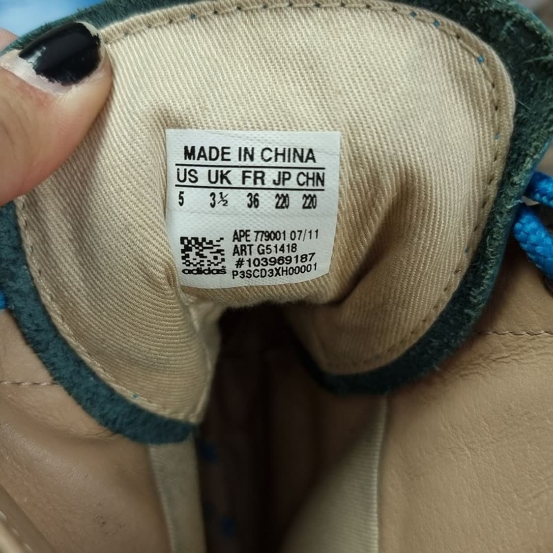 [아디다스] 컬러 워커 부츠 블루 M17100 상품이미지8