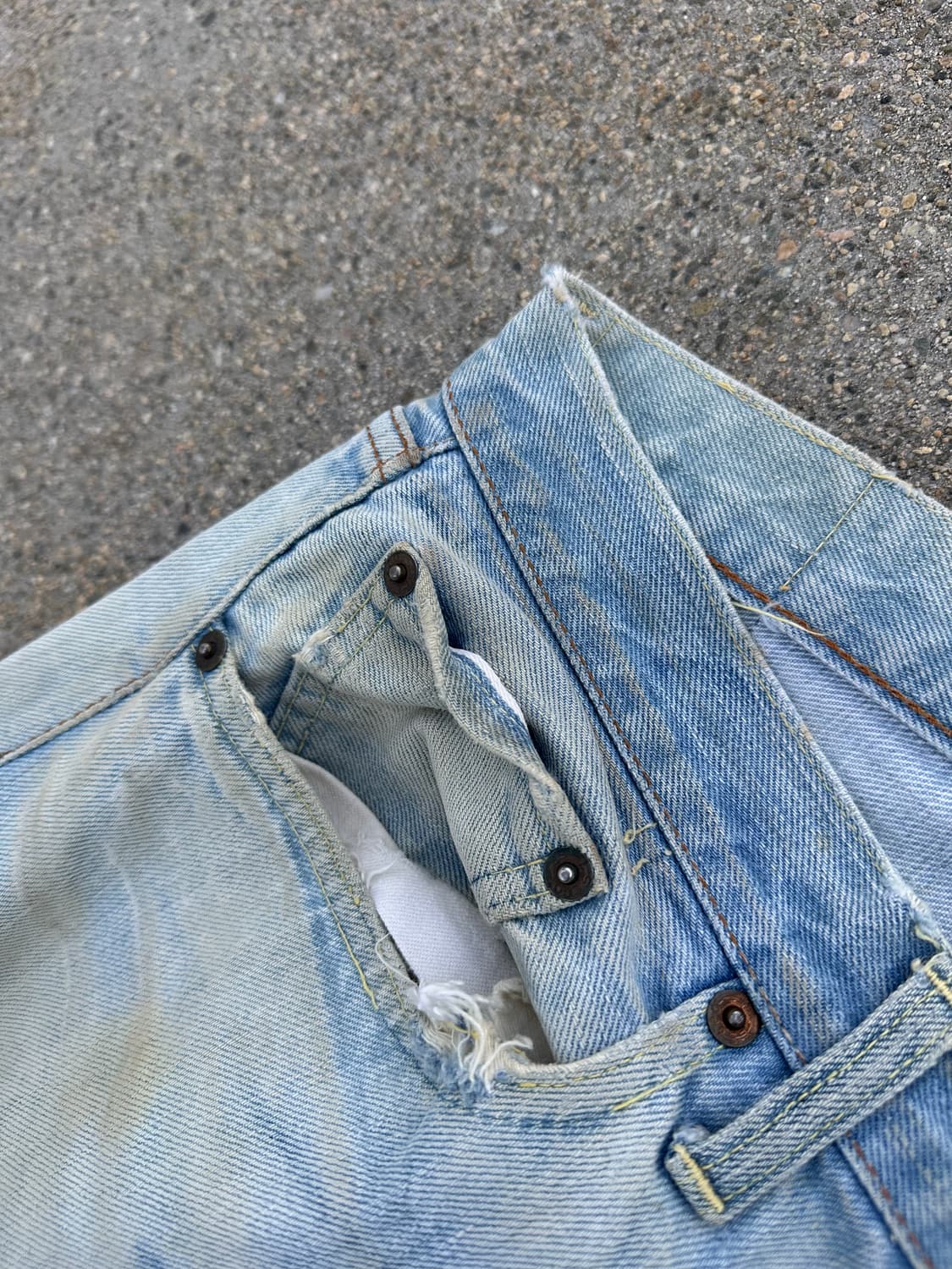 60s Levis 501 Big E Selvedge Denim Pants 상품이미지4