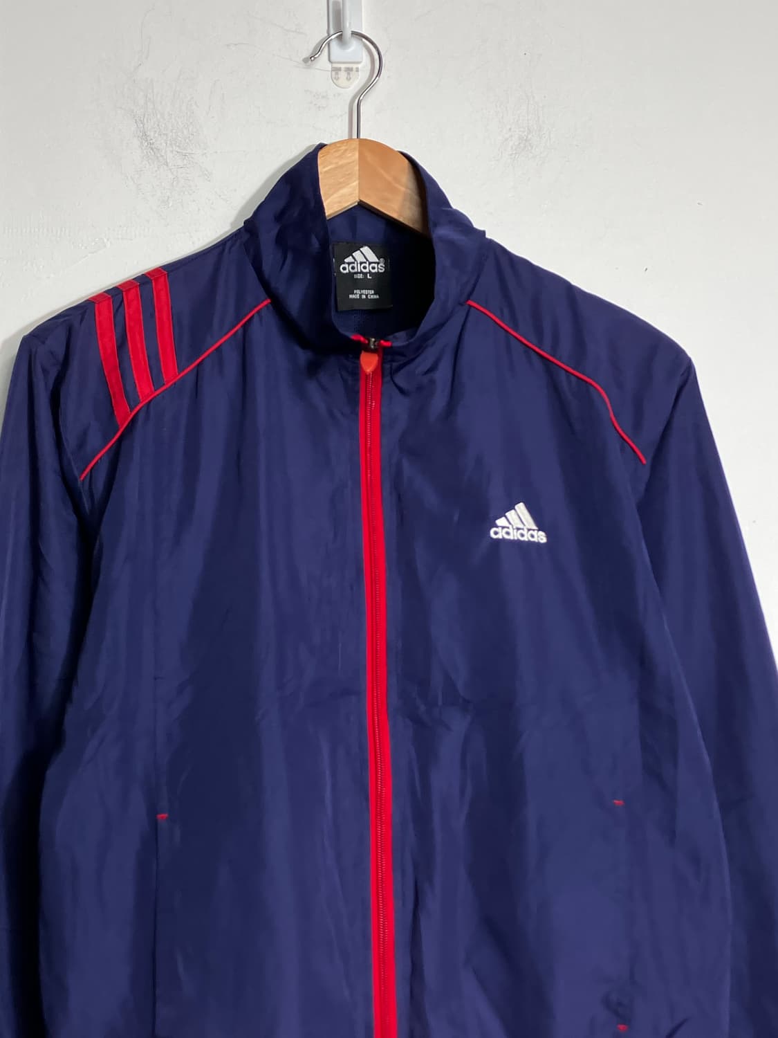 아디다스 스펠아웃 빅로고 바람막이 L 상품이미지6
