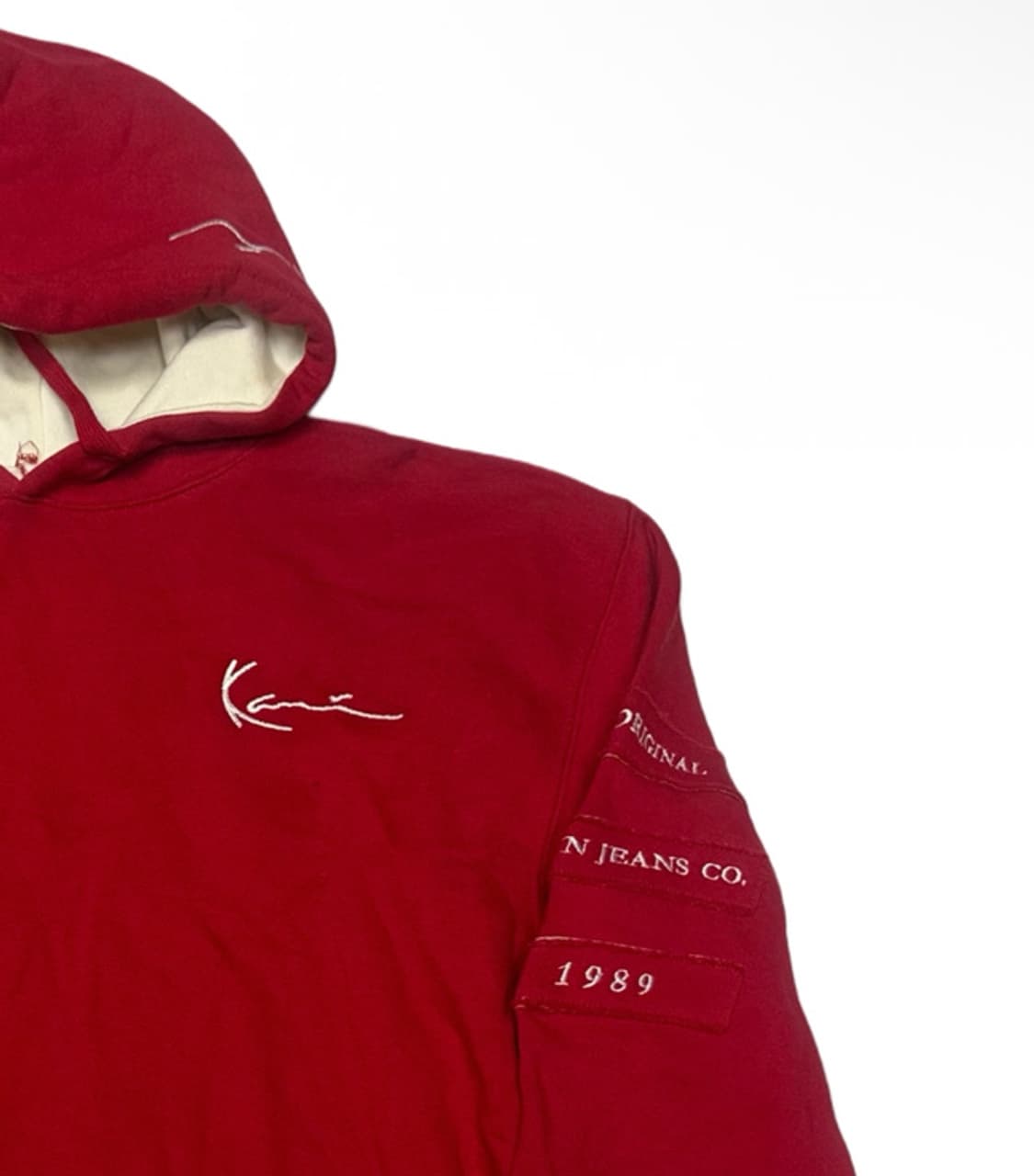 칼카니 레드후드티 M 상품이미지2