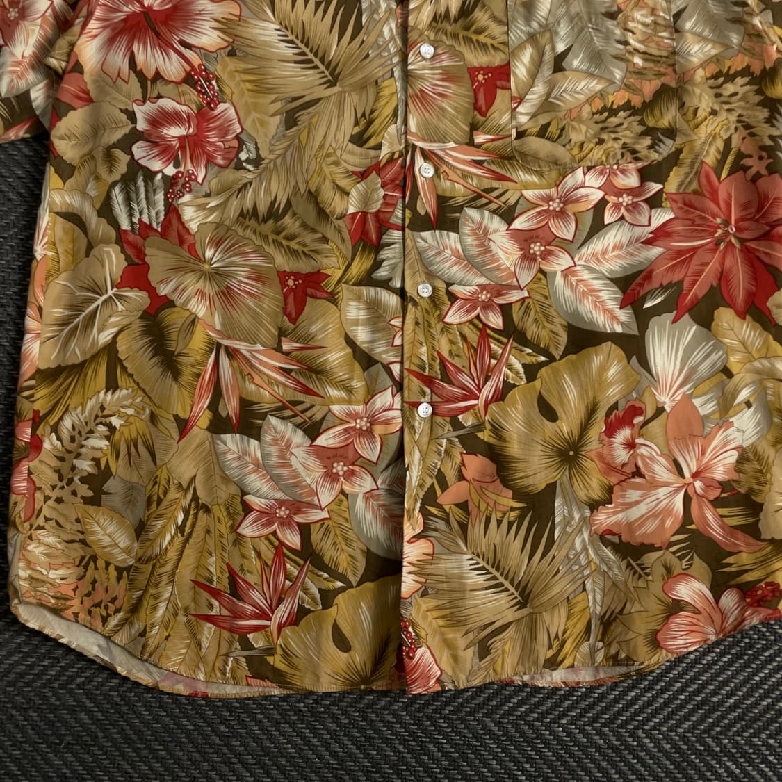 USA 오리지날 빈티지 하와이안 셔츠o 3887 상품이미지4